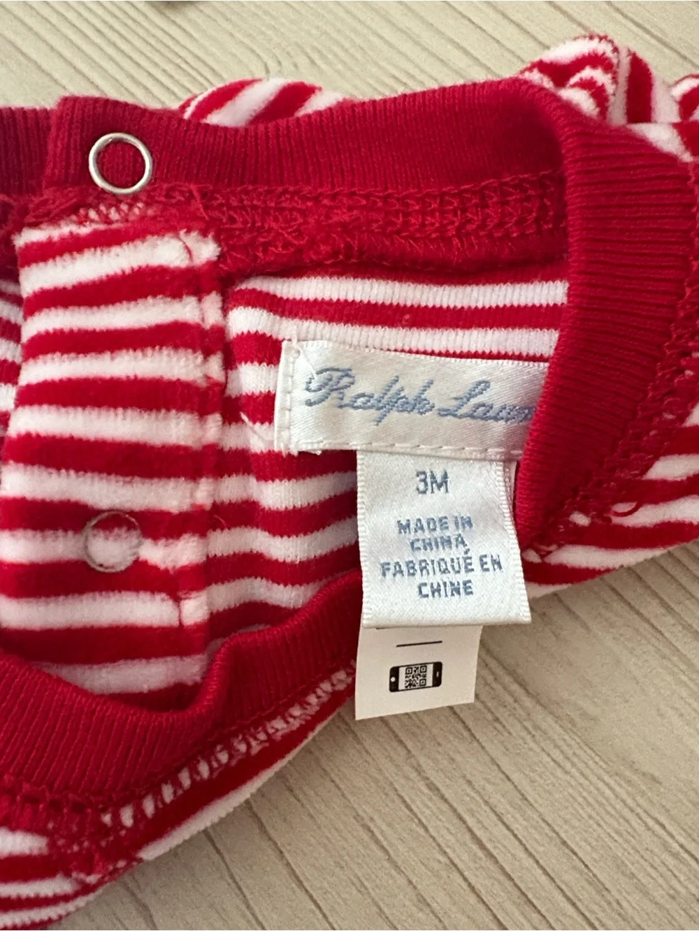 Ralph Lauren Baby Coverall Striped